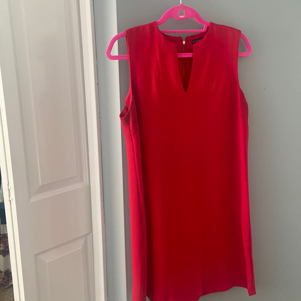 Red Shift dress